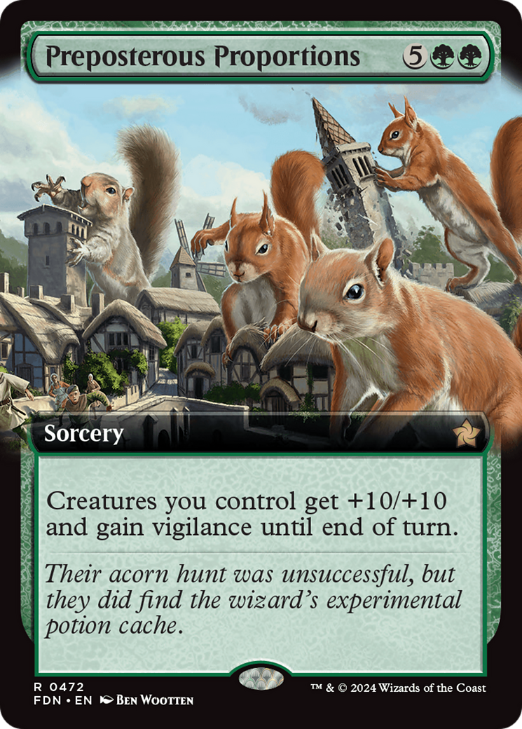 Preposterous Proportions (Extended Art) [Foundations] | RetroPlay Games
