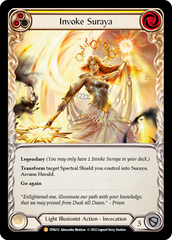 Invoke Suraya // Suraya, Archangel of Knowledge [DYN212] (Dynasty)  Rainbow Foil | RetroPlay Games