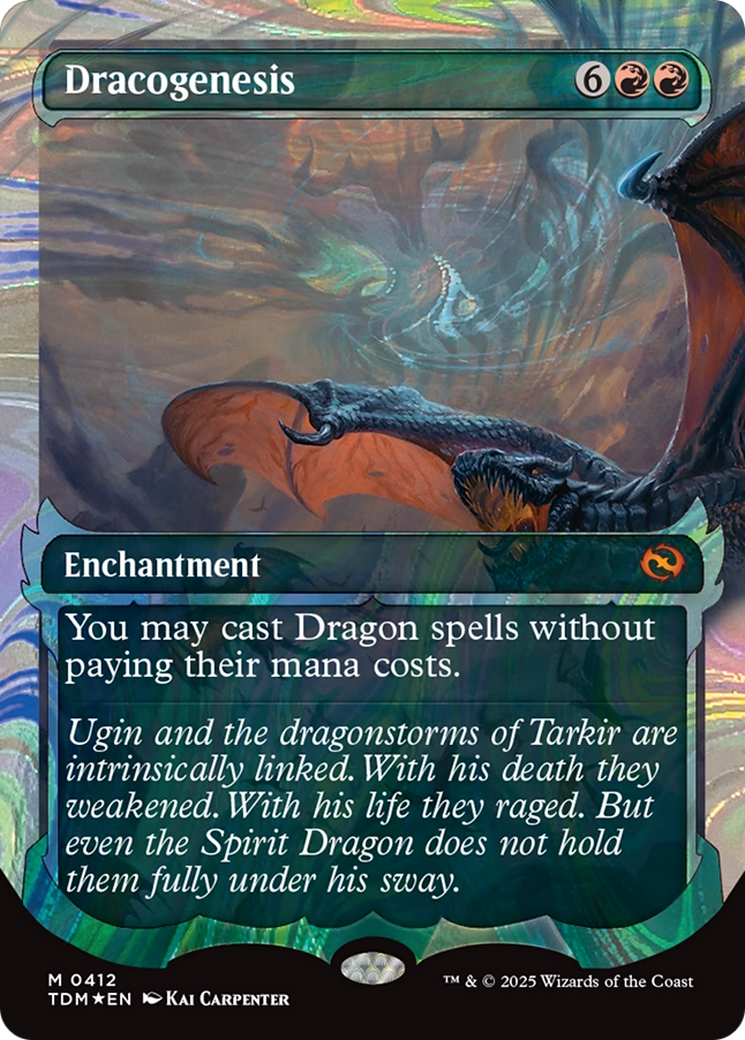 Dracogenesis (0412) (Showcase) (Halo Foil) [Tarkir: Dragonstorm] | RetroPlay Games