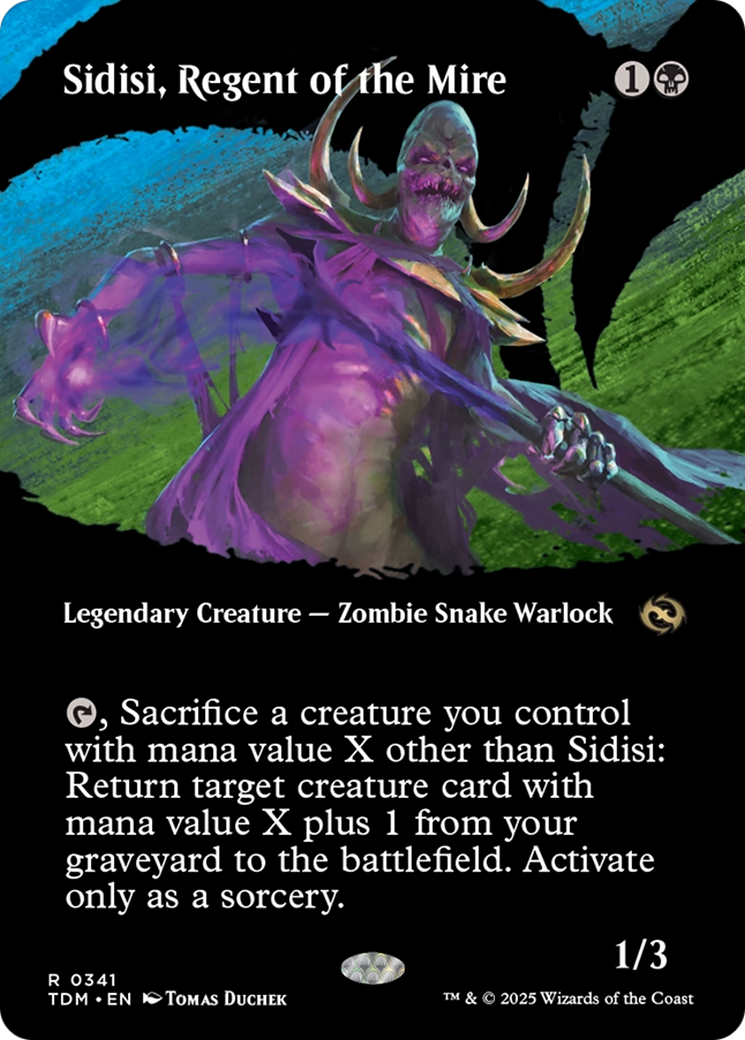 Sidisi, Regent of the Mire (Borderless) [Tarkir: Dragonstorm] | RetroPlay Games
