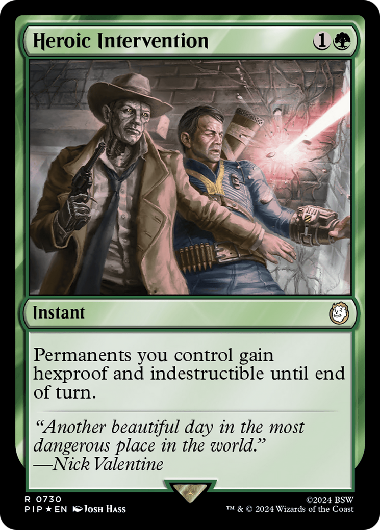 Heroic Intervention (Surge Foil) [Fallout] | RetroPlay Games