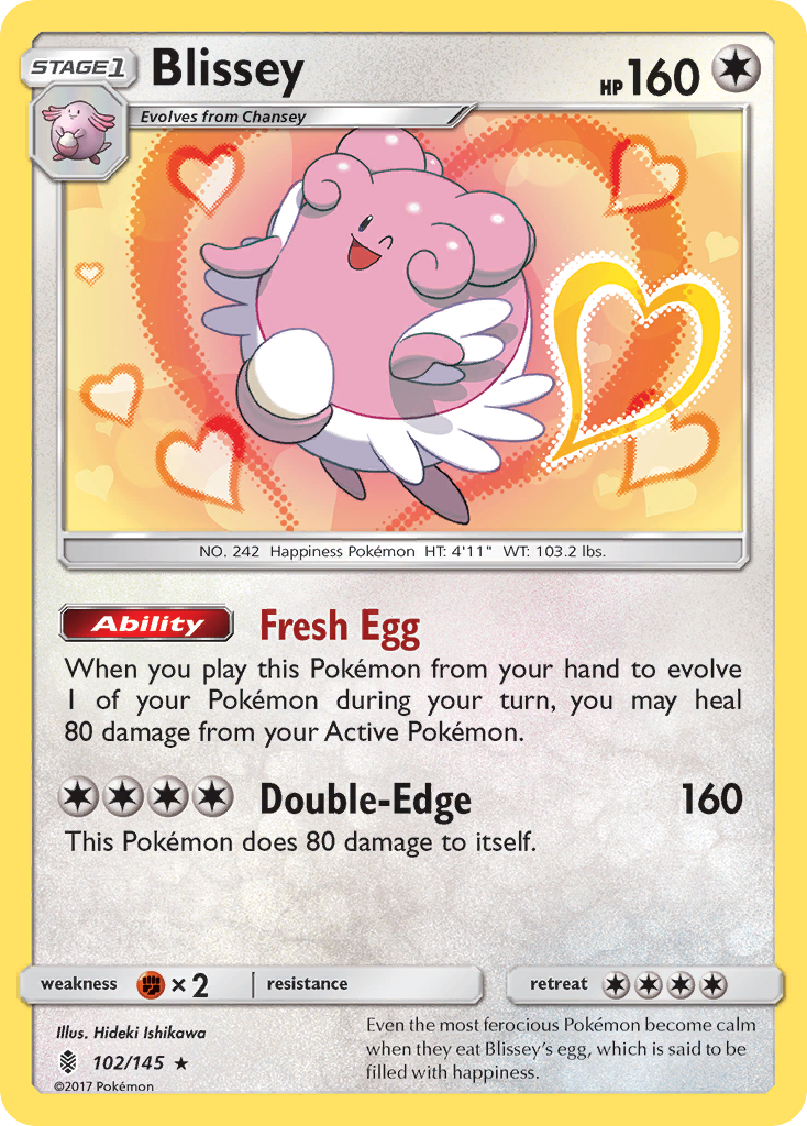 Blissey (102/145) [Sun & Moon: Guardians Rising] | RetroPlay Games