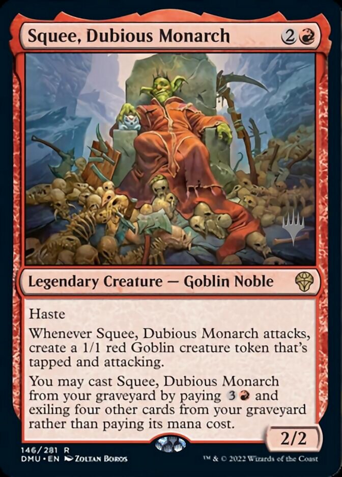 Squee, Dubious Monarch (Promo Pack) [Dominaria United Promos] | RetroPlay Games