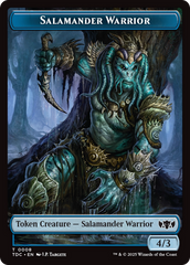 Salamander Warrior // Zombie Druid Double-Sided Token [Tarkir: Dragonstorm Commander Tokens] | RetroPlay Games