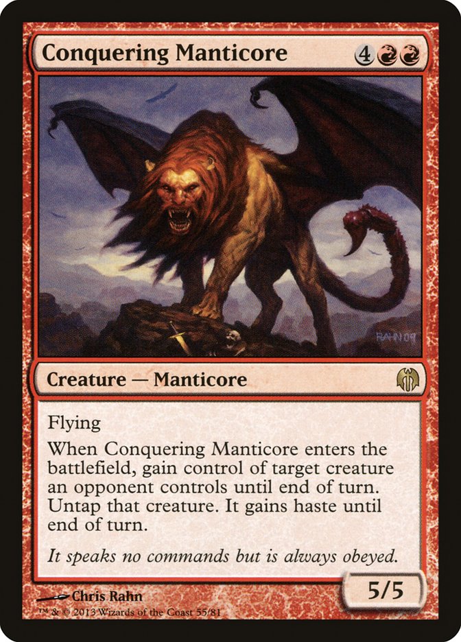 Conquering Manticore [Duel Decks: Heroes vs. Monsters] | RetroPlay Games