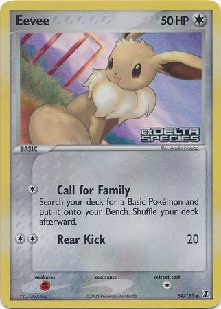 Eevee (69/113) (Stamped) [EX: Delta Species] | RetroPlay Games