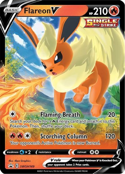 Flareon V (SWSH149) [Sword & Shield: Black Star Promos] | RetroPlay Games