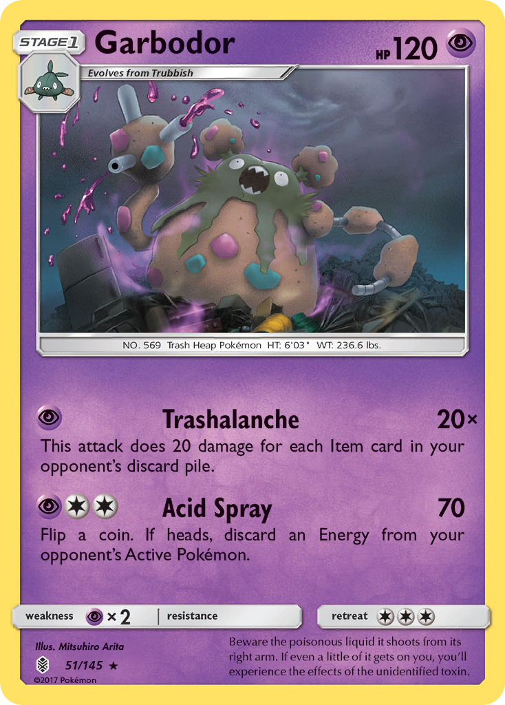 Garbodor (51/145) [Sun & Moon: Guardians Rising] | RetroPlay Games