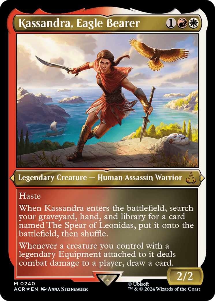 Kassandra, Eagle Bearer (Foil Etched) [Assassin's Creed] | RetroPlay Games