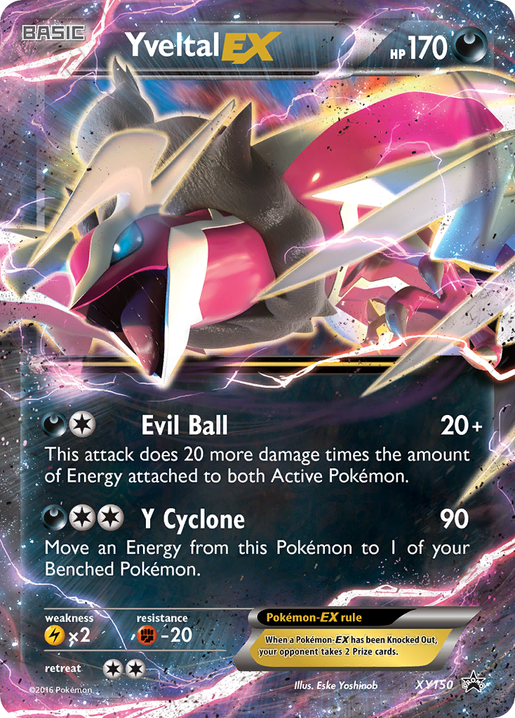 Yveltal EX (XY150) [XY: Black Star Promos] | RetroPlay Games