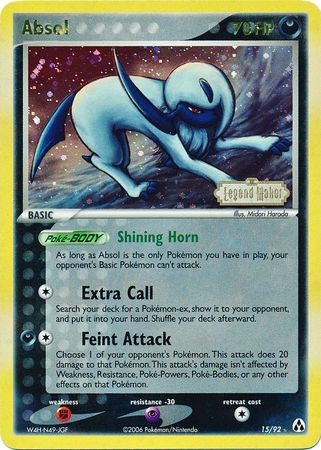 Absol (15/92) (Stamped) [EX: Legend Maker] | RetroPlay Games