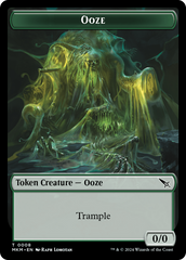 Ooze // A Mysterious Creature Double-Sided Token [Murders at Karlov Manor Tokens] | RetroPlay Games