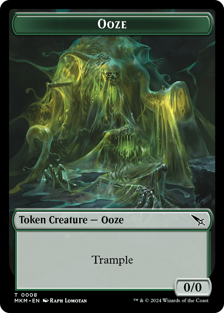 Thopter (0020) // Ooze Double-Sided Token [Murders at Karlov Manor Tokens] | RetroPlay Games