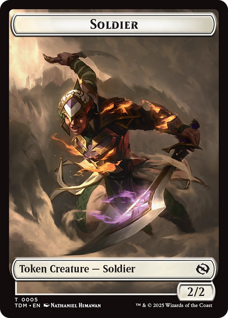 Goblin // Solider (0004) Double-Sided Token [Tarkir: Dragonstorm Commander Tokens] | RetroPlay Games
