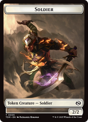 Goblin // Solider (0004) Double-Sided Token [Tarkir: Dragonstorm Commander Tokens] | RetroPlay Games