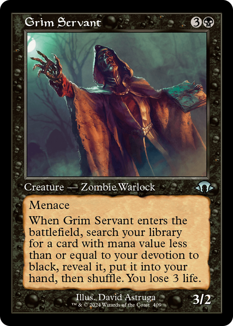 Grim Servant (Retro) [Modern Horizons 3] | RetroPlay Games