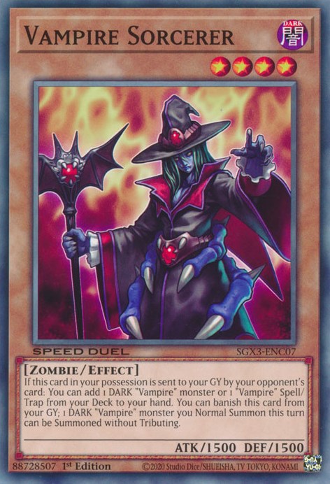 Vampire Sorcerer [SGX3-ENC07] Common | RetroPlay Games