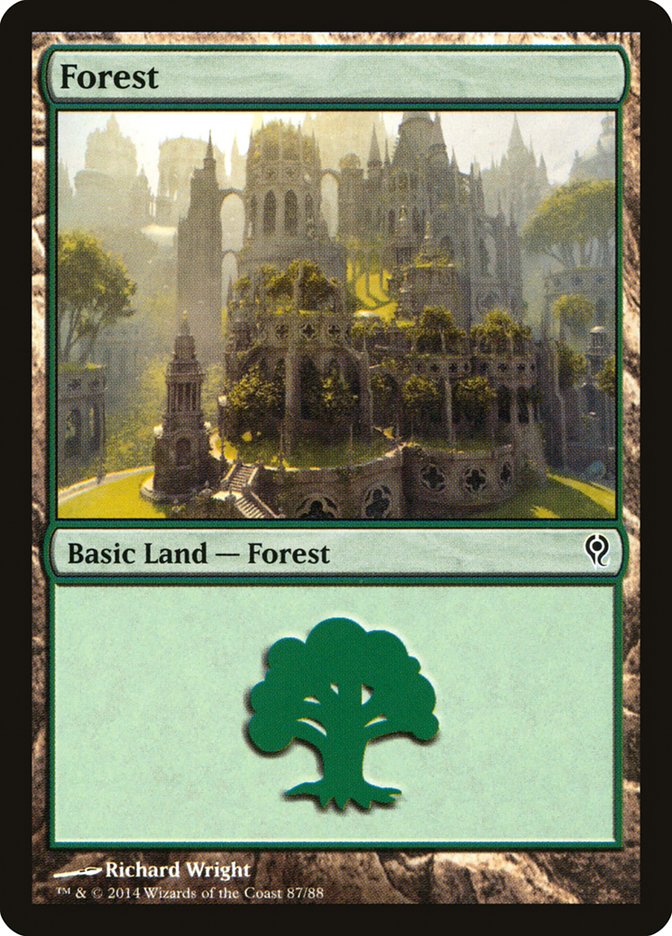 Forest (87) [Duel Decks: Jace vs. Vraska] | RetroPlay Games