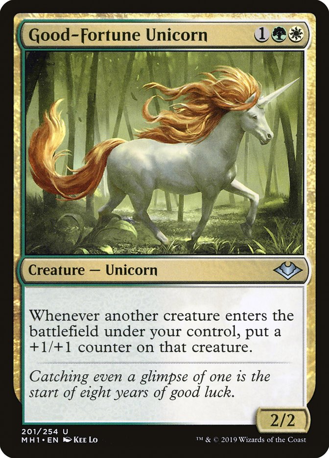 Good-Fortune Unicorn [Modern Horizons] | RetroPlay Games