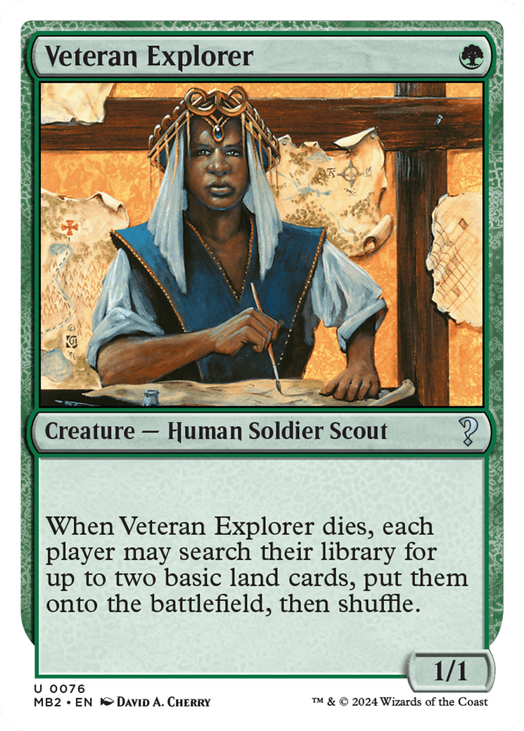 Veteran Explorer (White Border) [Mystery Booster 2] | RetroPlay Games