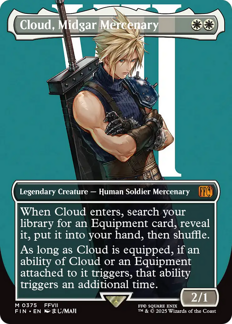 Cloud, Midgar Mercenary (Borderless) [FINAL FANTASY] | RetroPlay Games