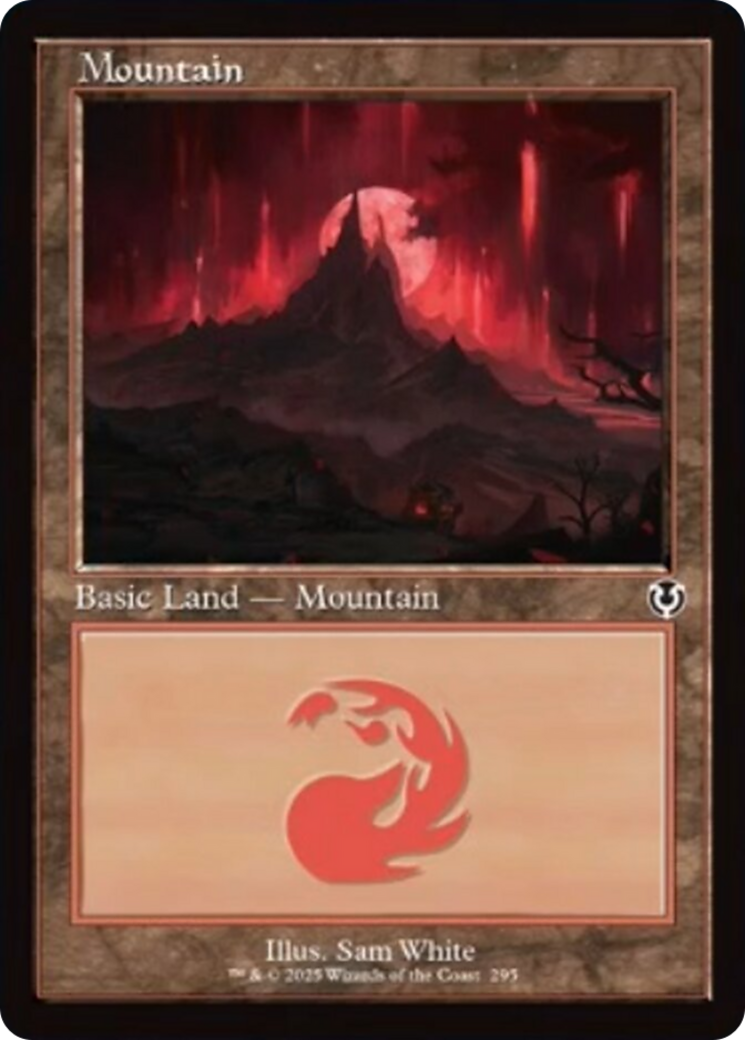 Mountain (295) (Retro Frame) [Innistrad Remastered] | RetroPlay Games