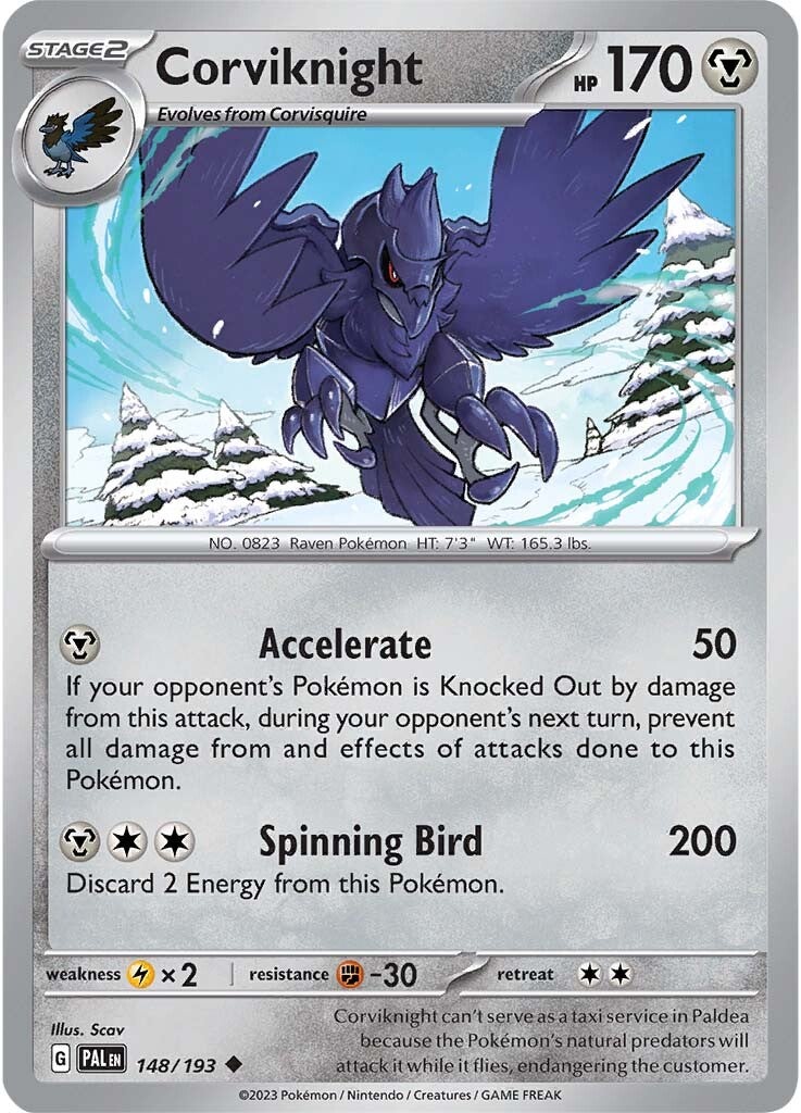 Corviknight (148/193) [Scarlet & Violet: Paldea Evolved] | RetroPlay Games