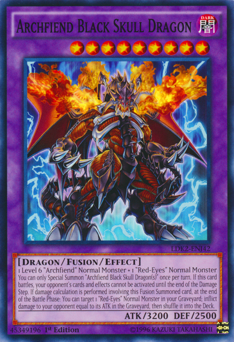 Archfiend Black Skull Dragon [LDK2-ENJ42] Common | RetroPlay Games