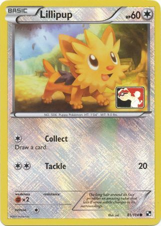 Lillipup (81/114) (League Promo) [Black & White: Base Set] | RetroPlay Games