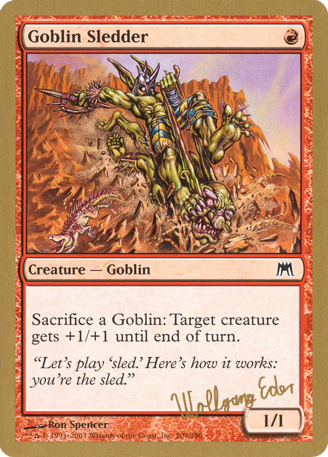 Goblin Sledder (Wolfgang Eder) [World Championship Decks 2003] | RetroPlay Games