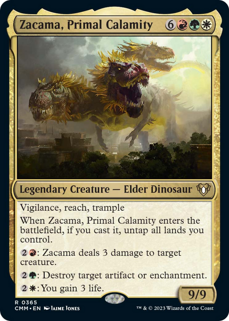 Zacama, Primal Calamity [Commander Masters] | RetroPlay Games