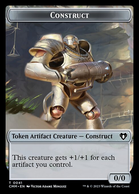 Servo // Construct (0041) Double-Sided Token [Commander Masters Tokens] | RetroPlay Games