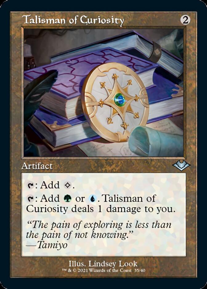 Talisman of Curiosity (Retro Foil Etched) [Modern Horizons] | RetroPlay Games