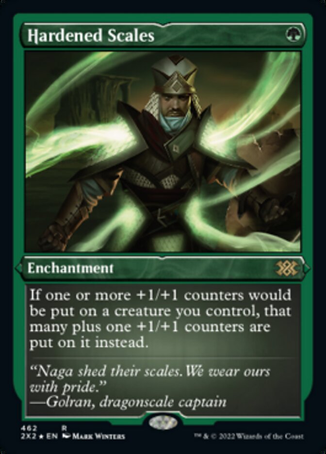 Hardened Scales (Foil Etched) [Double Masters 2022] | RetroPlay Games
