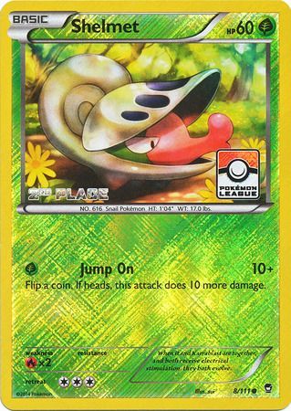 Shelmet (8/111) (League Promo 2nd Place) [XY: Furious Fists] | RetroPlay Games