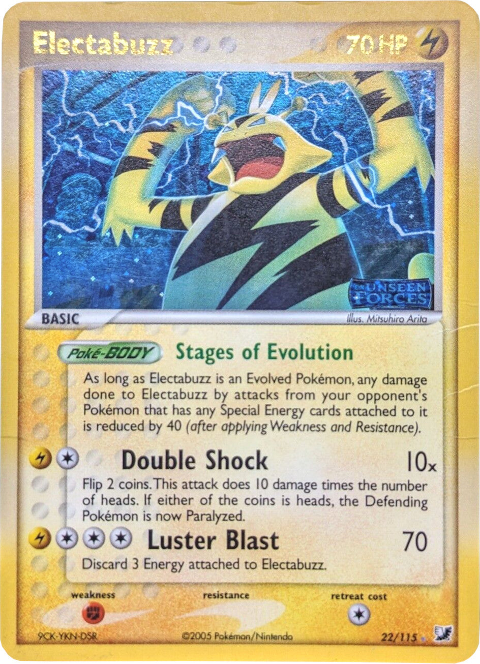 Electabuzz (22/115) (Stamped) [EX: Unseen Forces] | RetroPlay Games