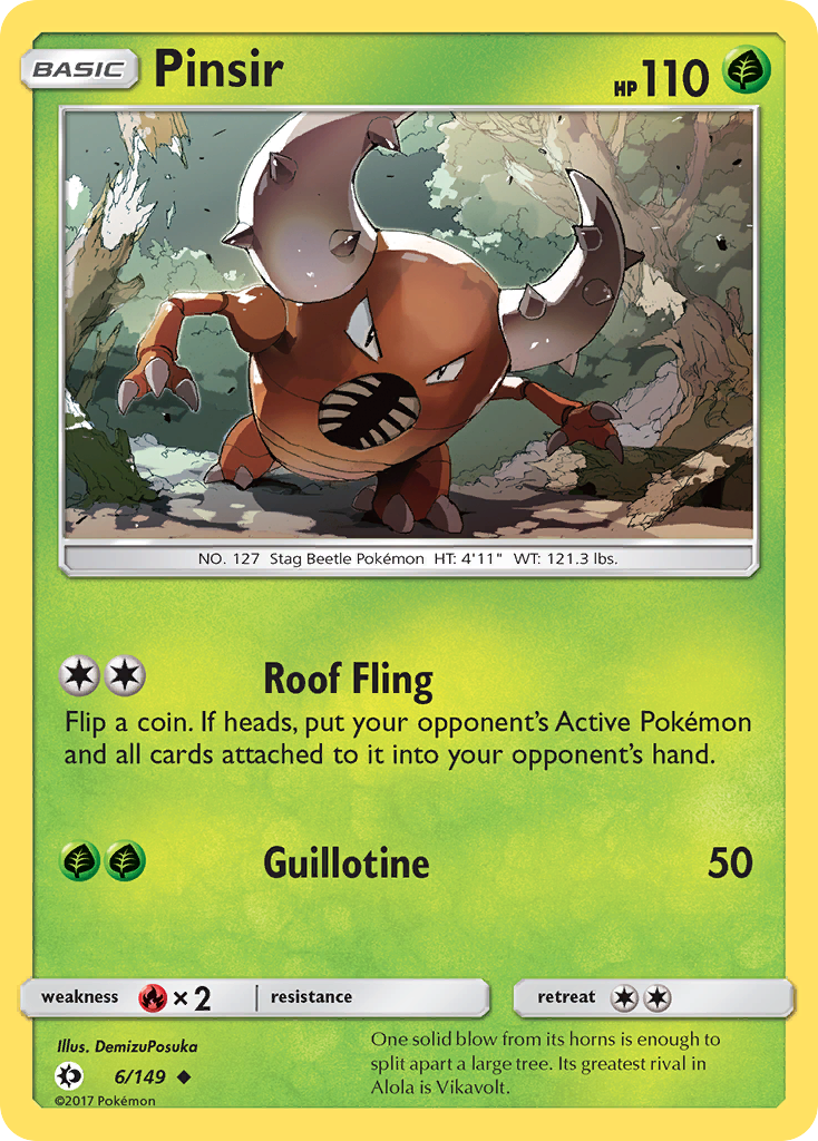 Pinsir (6/149) [Sun & Moon: Base Set] | RetroPlay Games