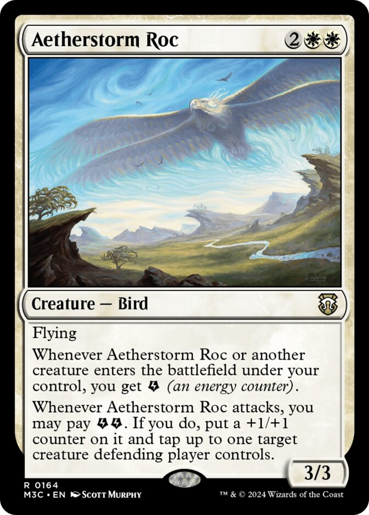 Aetherstorm Roc (Ripple Foil) [Modern Horizons 3 Commander] | RetroPlay Games