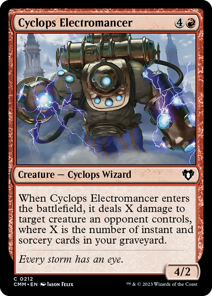 Cyclops Electromancer [Commander Masters] | RetroPlay Games