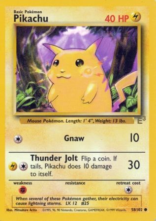 Pikachu (58/102) (E3 Stamped Promo) [Miscellaneous Cards] | RetroPlay Games