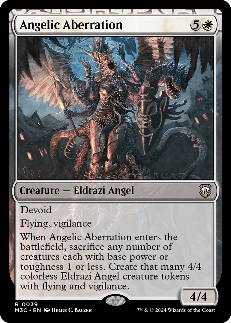 Angelic Aberration (Ripple Foil) [Modern Horizons 3 Commander] | RetroPlay Games