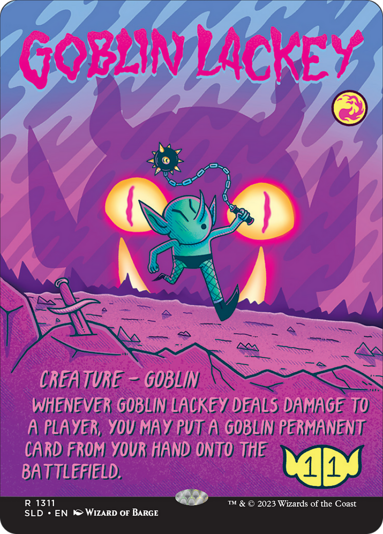 Goblin Lackey (1311) (Rainbow Foil) [Secret Lair Drop Series] | RetroPlay Games