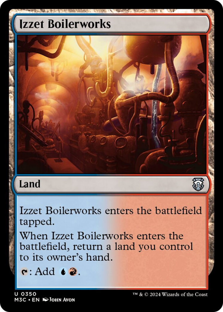 Izzet Boilerworks (Ripple Foil) [Modern Horizons 3 Commander] | RetroPlay Games