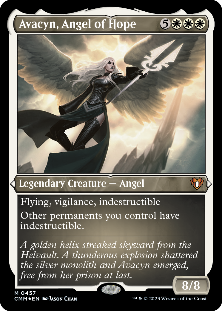 Avacyn, Angel of Hope (Foil Etched) [Commander Masters] | RetroPlay Games