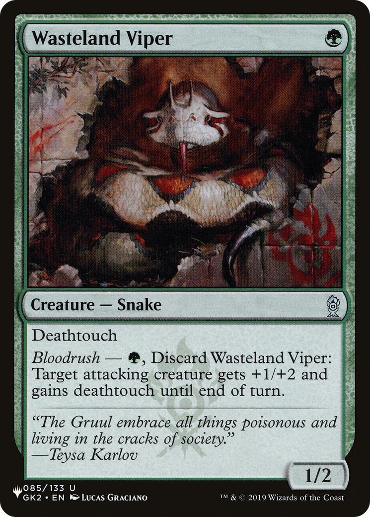 Wasteland Viper [The List Reprints] | RetroPlay Games