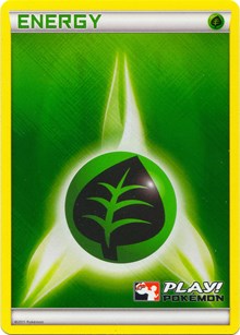 Grass Energy (2011 Play Pokemon Promo) [League & Championship Cards] | RetroPlay Games