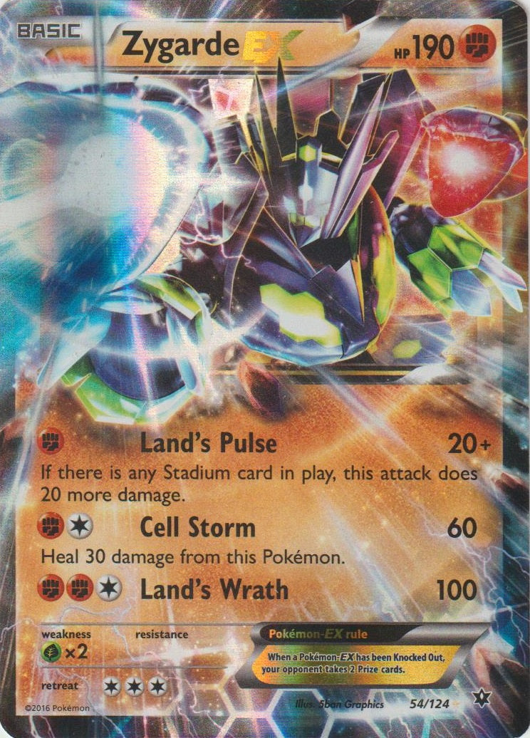 Zygarde EX (054/124) (Jumbo Card) [XY: Fates Collide] | RetroPlay Games