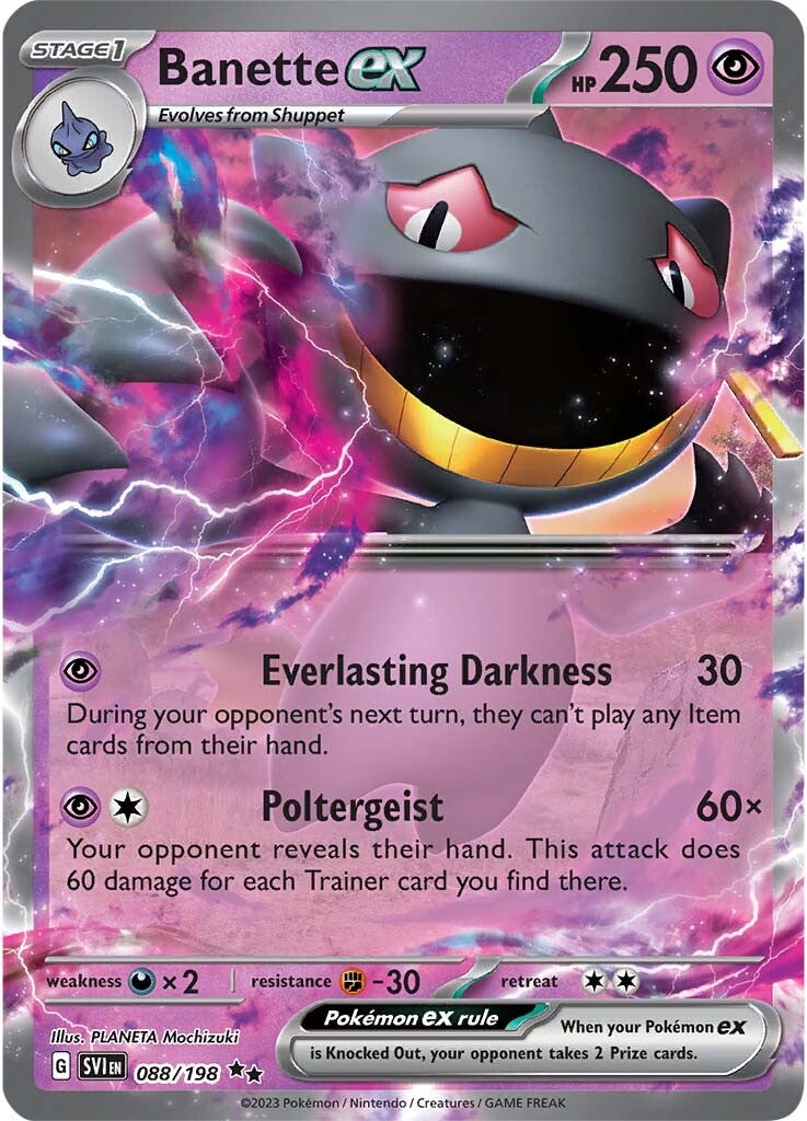 Banette ex (088/198) [Scarlet & Violet: Base Set] | RetroPlay Games