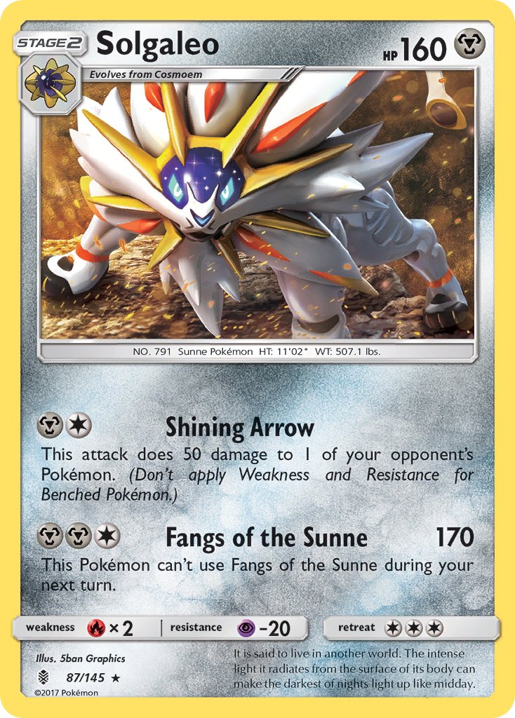 Solgaleo (87/145) (Theme Deck Exclusive) [Sun & Moon: Guardians Rising] | RetroPlay Games