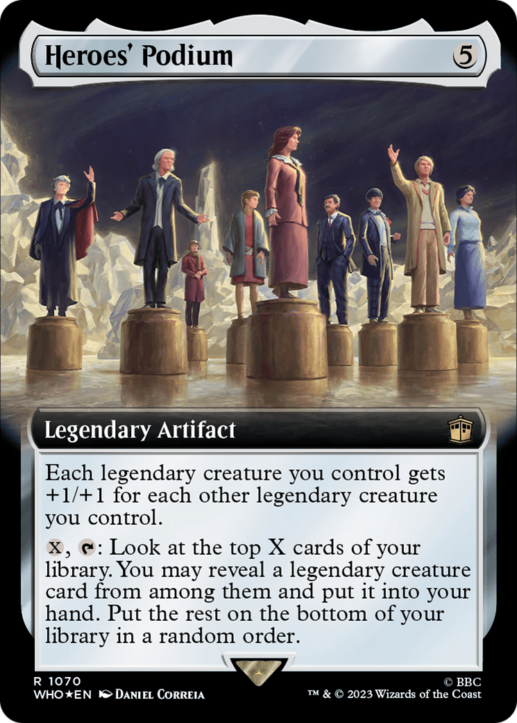 Heroes' Podium (Extended Art) (Surge Foil) [Doctor Who] | RetroPlay Games